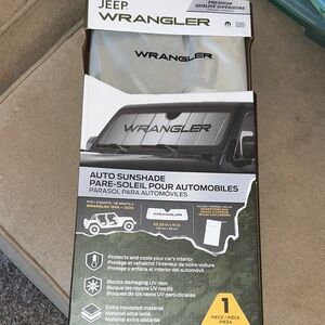 Jeep Wrangler Premium Silver Sunshade